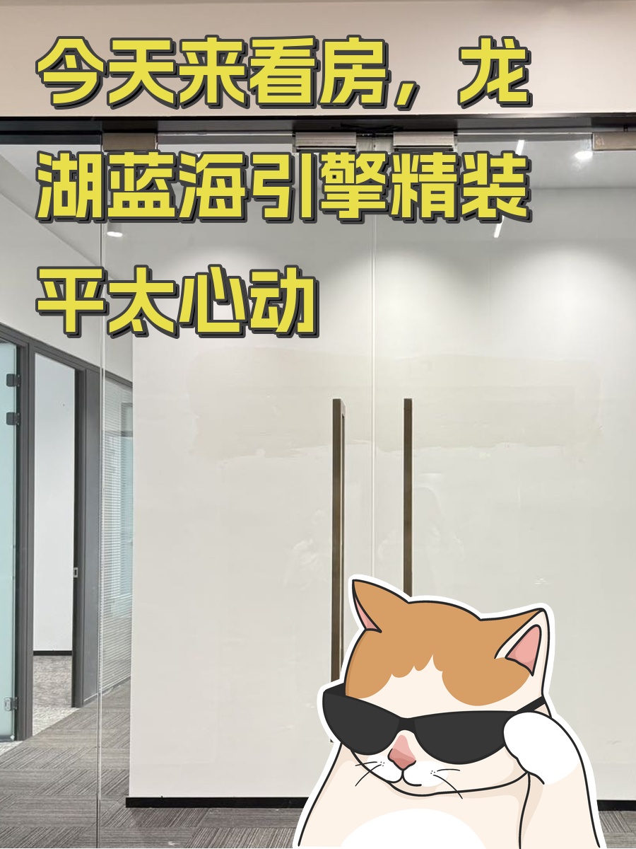 今天来看房，龙湖蓝海引擎318平太心动