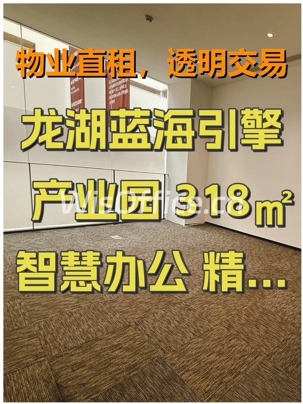 龙湖蓝海引擎产业园 318㎡智慧办公 精装修 - 首图