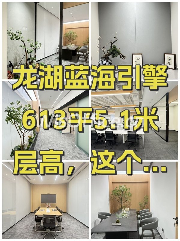 龙湖蓝海引擎613平5.1米层高，这个房源适合干什么呢？ - 首图