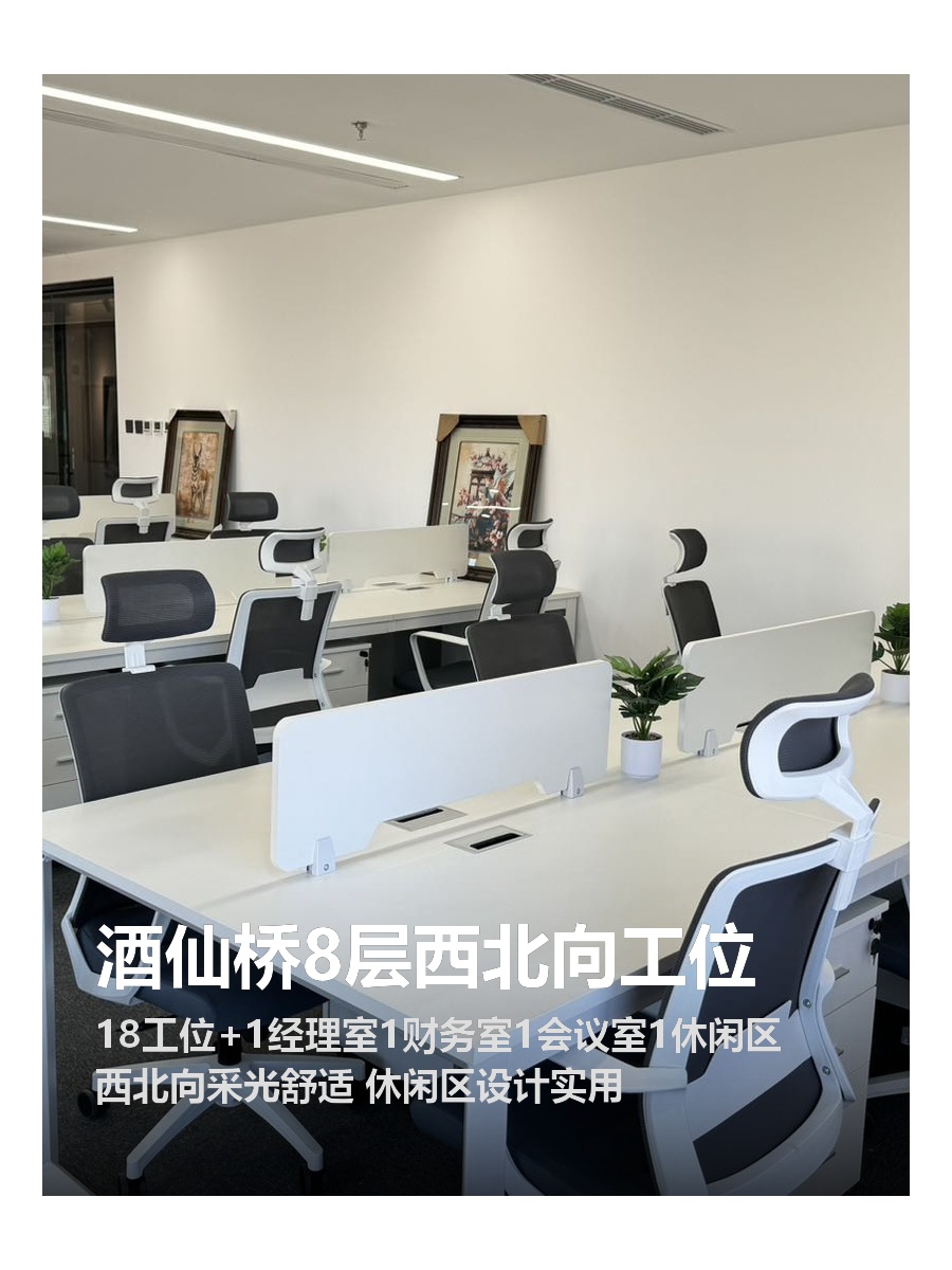 酒仙桥8层西北向工位