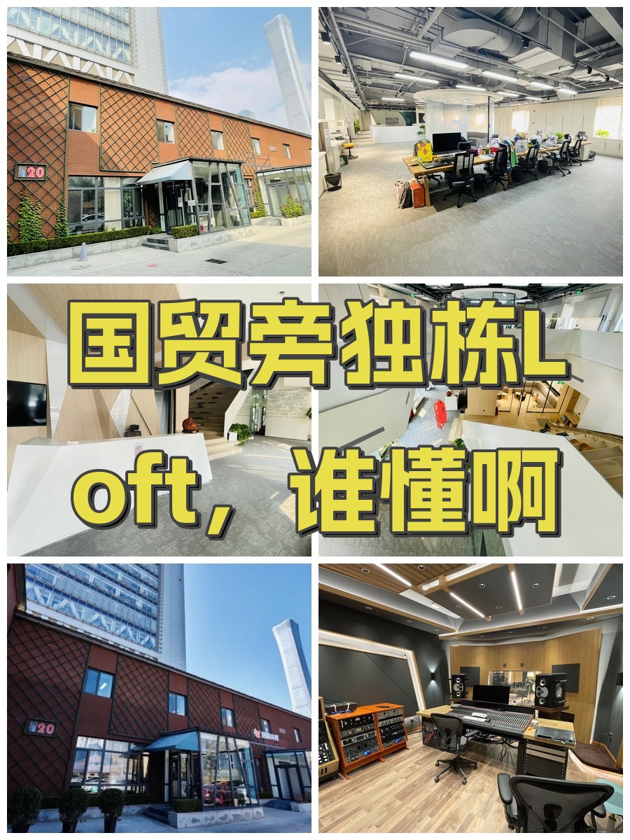 国贸旁独栋Loft，谁懂啊
