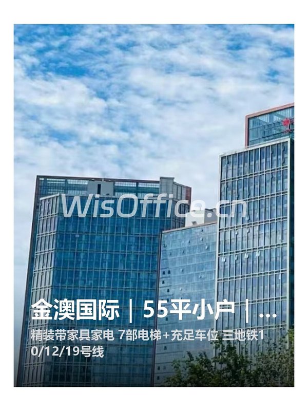 金澳国际｜55平小户｜三地铁环绕 - 首图