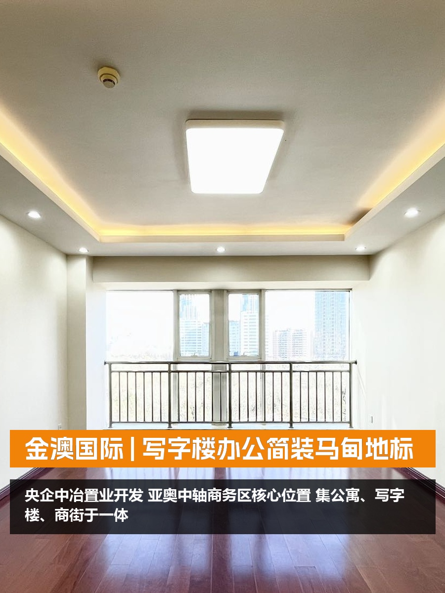 金澳国际 | 酒店式服务公寓+写字楼，马甸新地标？