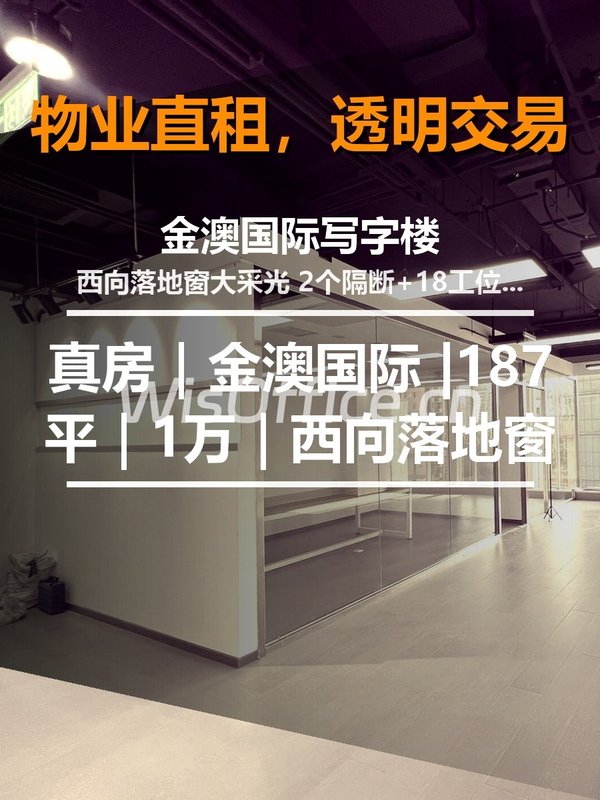 真房｜金澳国际 |187平｜1万｜西向落地窗 - 首图