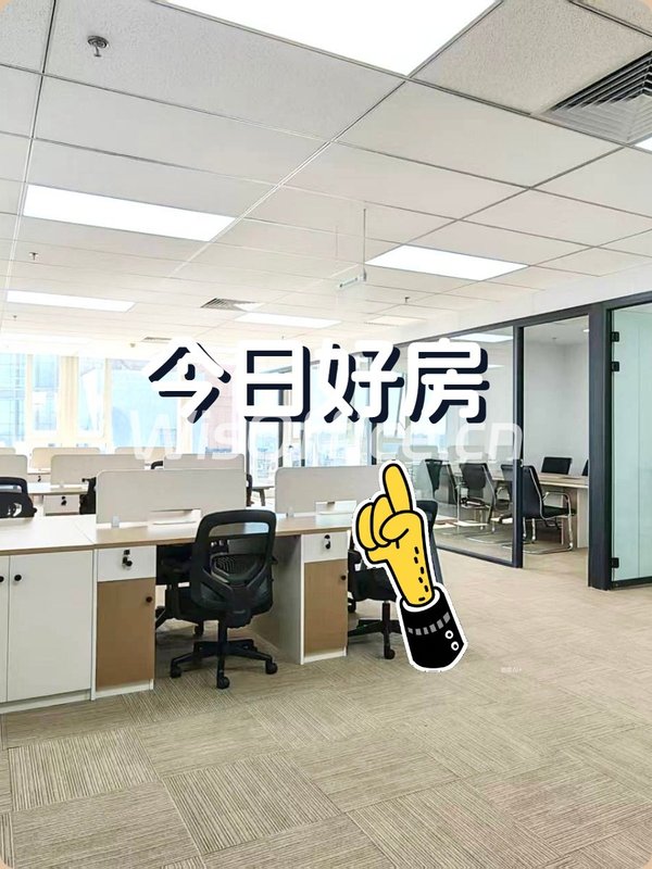 金澳国际大厦209平精装工位，双地铁6分钟 - 首图