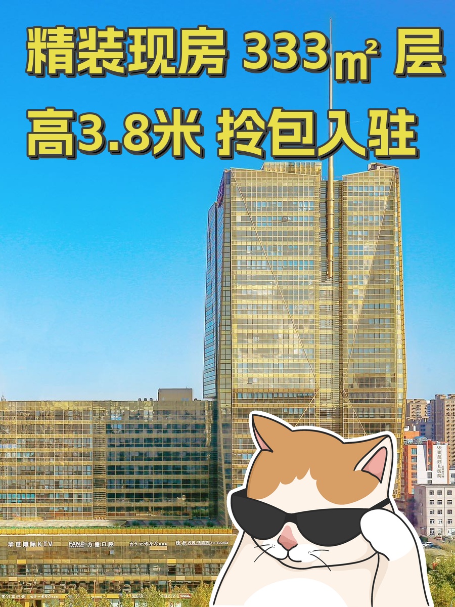 精装现房 333㎡ 层高3.8米 拎包入驻