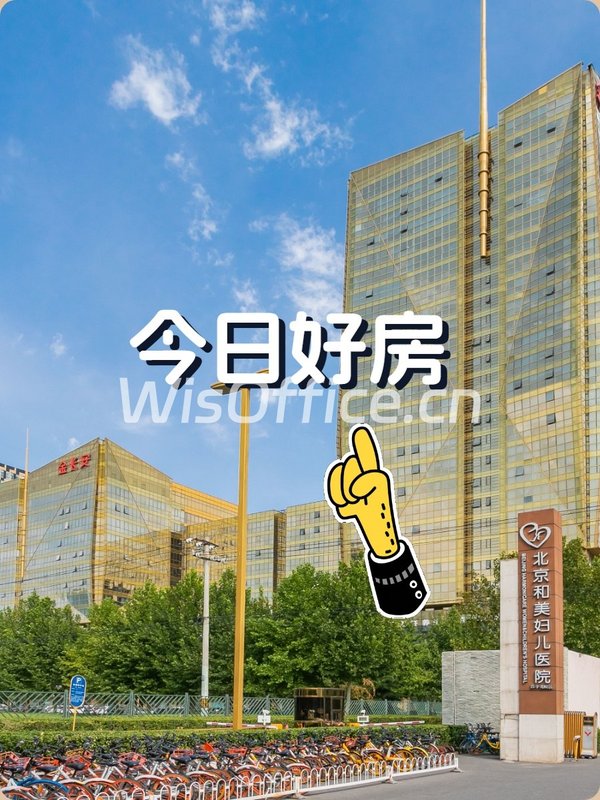 金长安大厦CBD东100-1000平，俯瞰长安街 - 首图