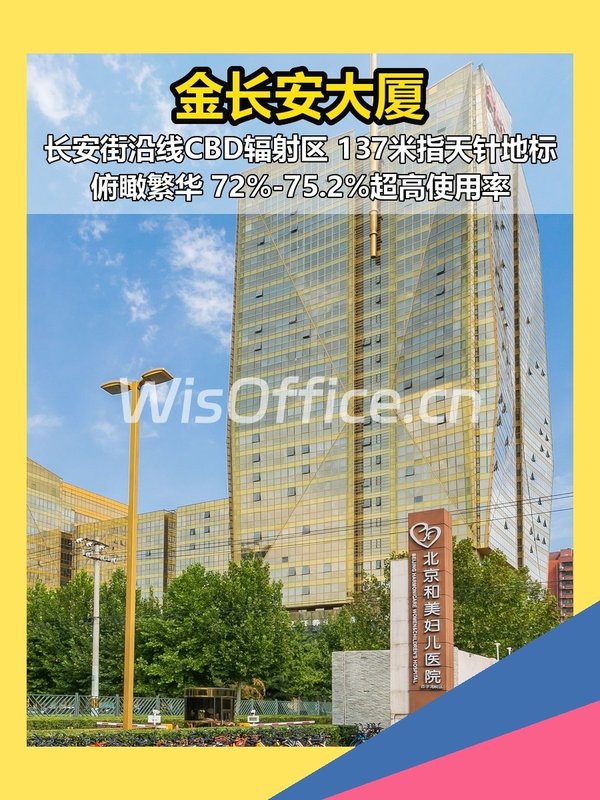 东四环地标金长安 100-1000平现房 - 首图