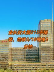 金长安大厦215平精装，地铁3/10号线3分钟 - 缩略图 1