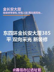 金长安大厦385平 双向采光 新装修 - 缩略图 1