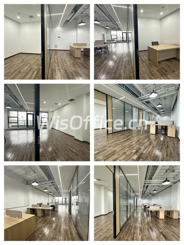 文创园带阳台办公室，层高3.8米采光绝 - 首图