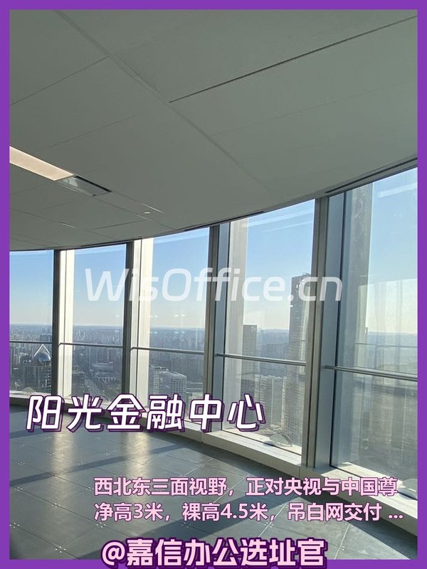 今天看阳光金融中心，867平落地窗太震撼 - 首图