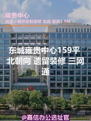 东城雍贵中心159平 北朝向 遗留装修 三网通 - 缩略图 1