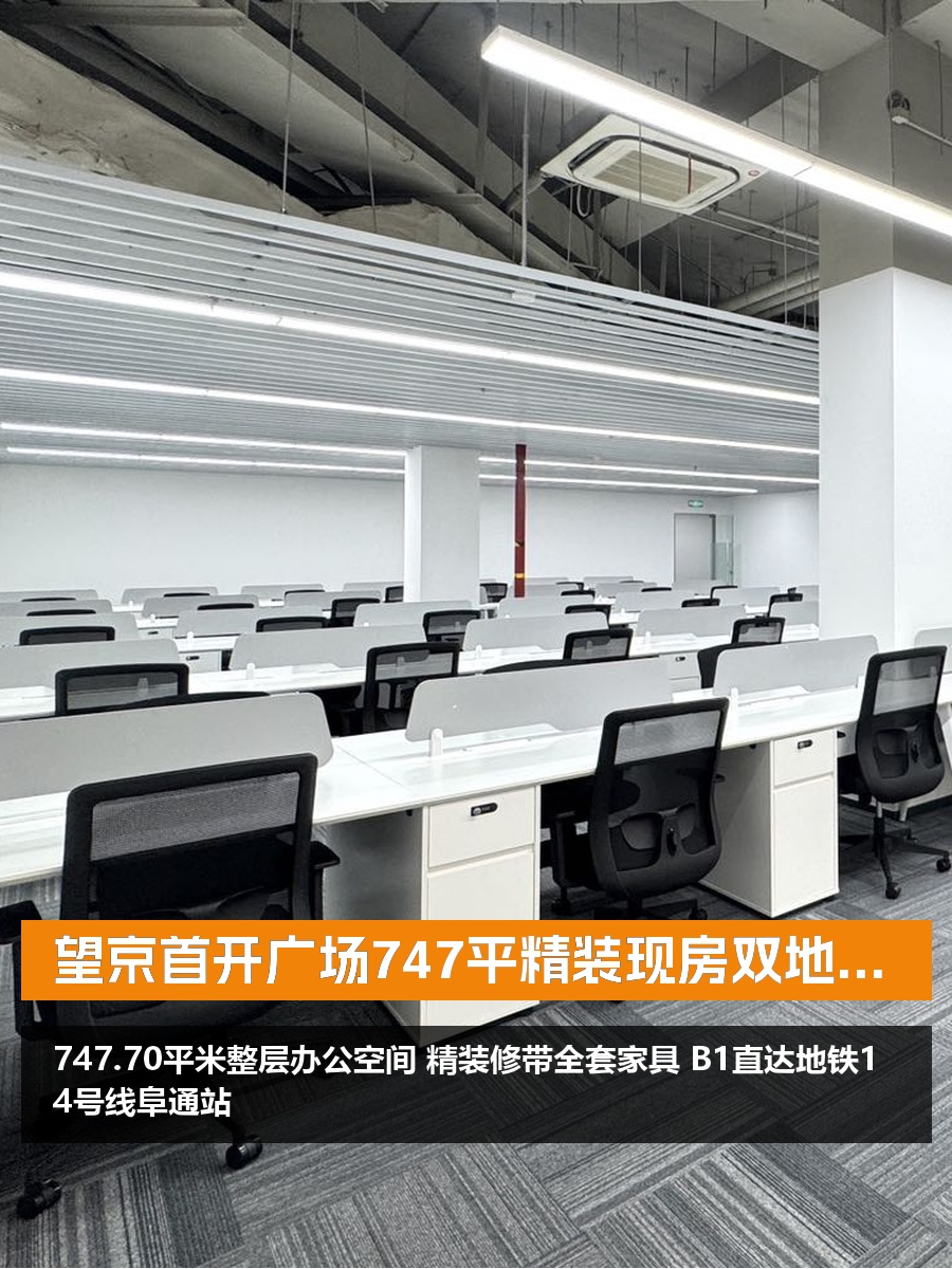 望京首开广场747平精装现房双地铁