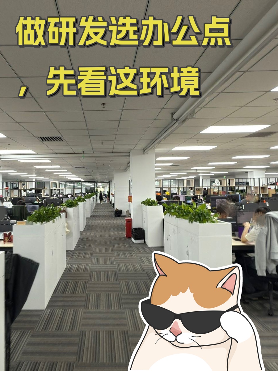 做研发选办公点，先看这环境