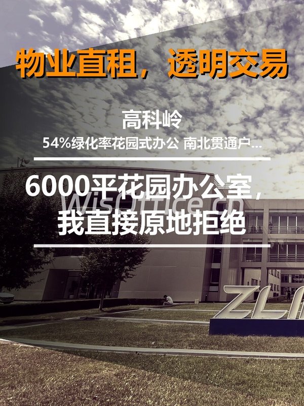 6000平花园办公室，我直接原地拒绝 - 首图
