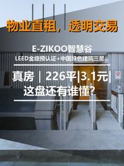 真房｜E-ZIKOO智慧谷|226平|3.1元|这盘还有谁懂？ - 缩略图 1