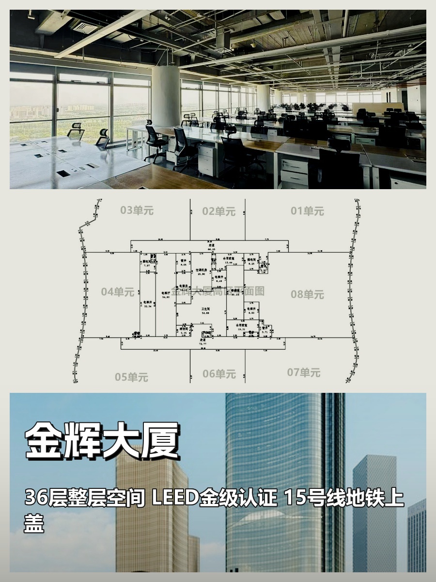 金辉大厦办公室实景