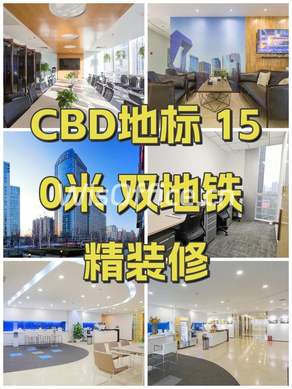 CBD地标 150米 双地铁 精装修 - 首图