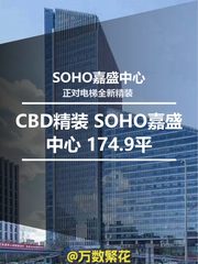 CBD精装 SOHO嘉盛中心 174.9平 高区视野 - 缩略图 1