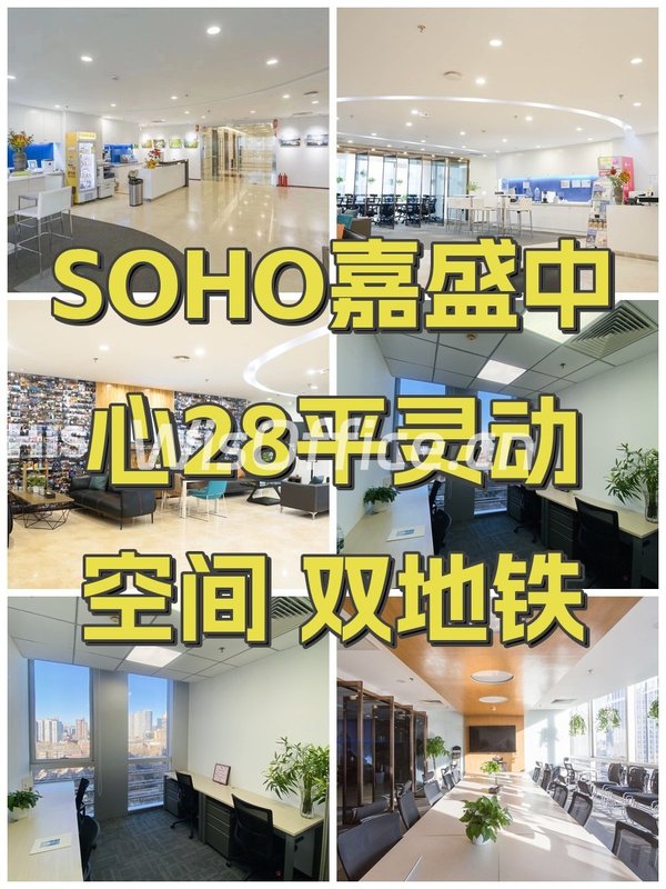 SOHO嘉盛中心28平灵动空间 双地铁 - 首图