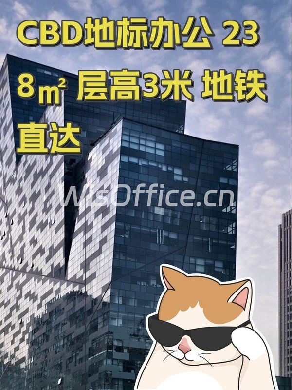 CBD地标办公 238㎡ 层高3米 地铁直达 - 首图