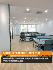 SOHO现代城209平 地铁上盖 精装修 - 缩略图 1