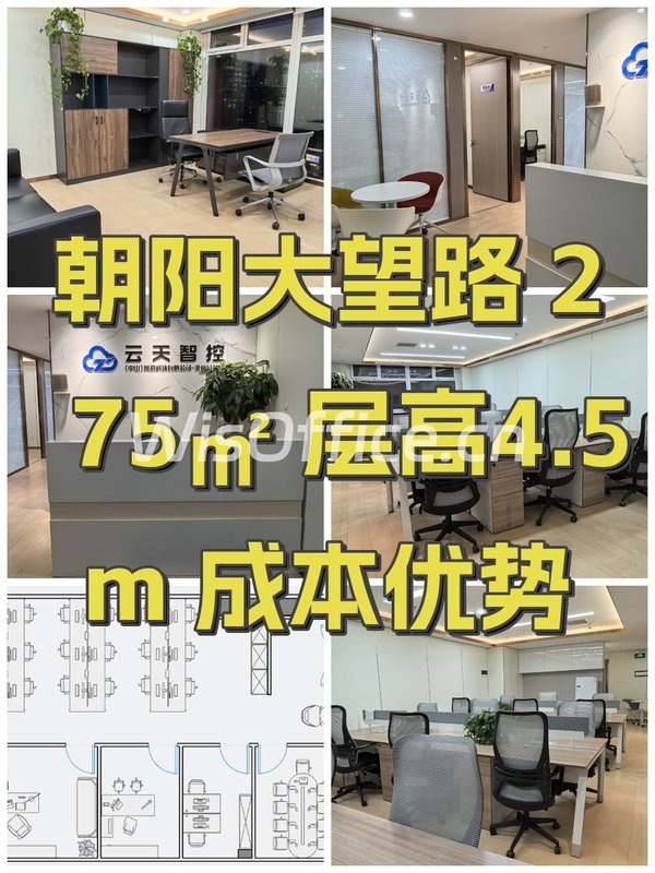 朝阳大望路 275㎡ 层高4.5m 成本优势 - 首图