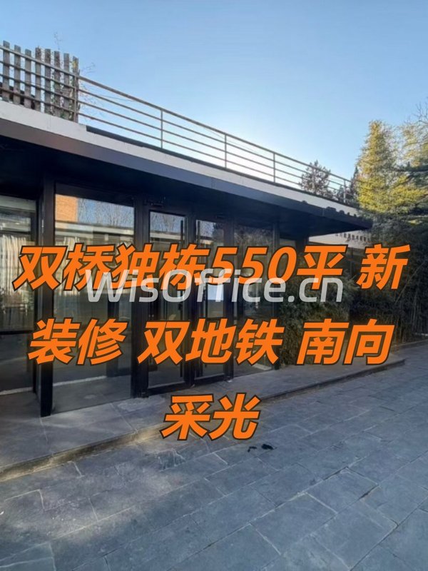 双桥独栋550平 新装修 双地铁 南向采光 - 首图