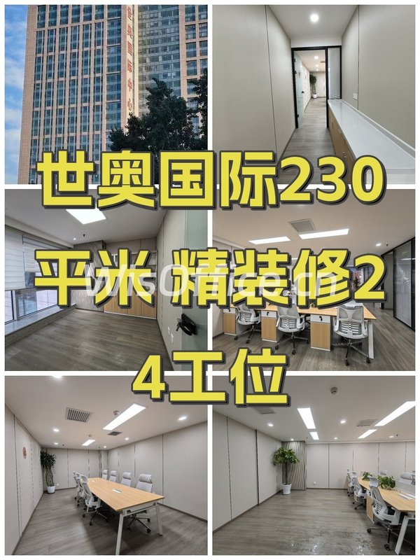 世奥国际230平米 精装修24工位 - 首图