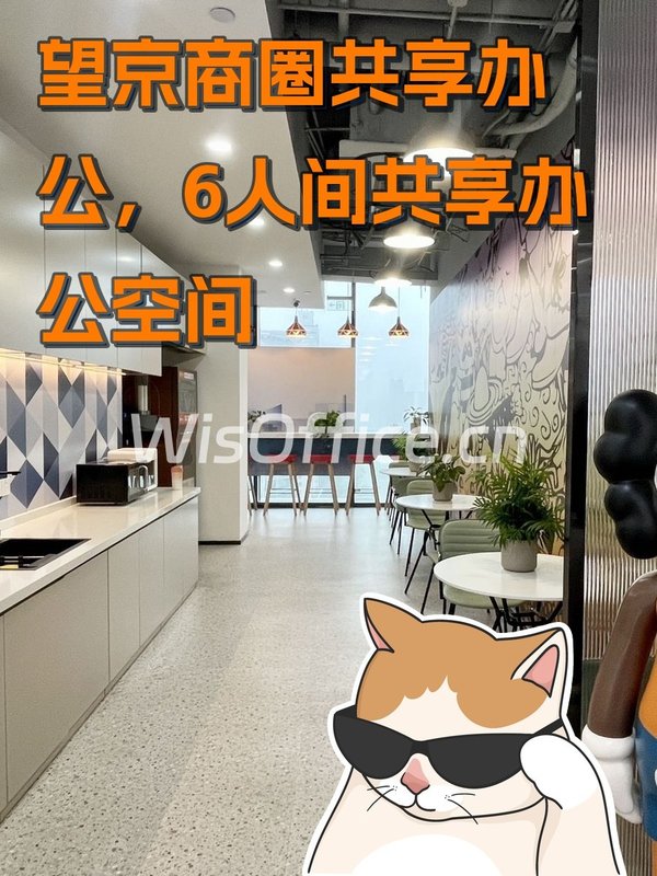 望京商圈共享办公，地铁上盖省心省力 - 首图