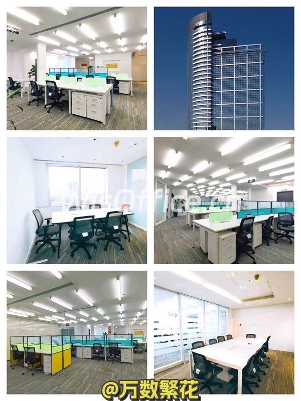 南银大厦341平现房隔断34工位 - 首图