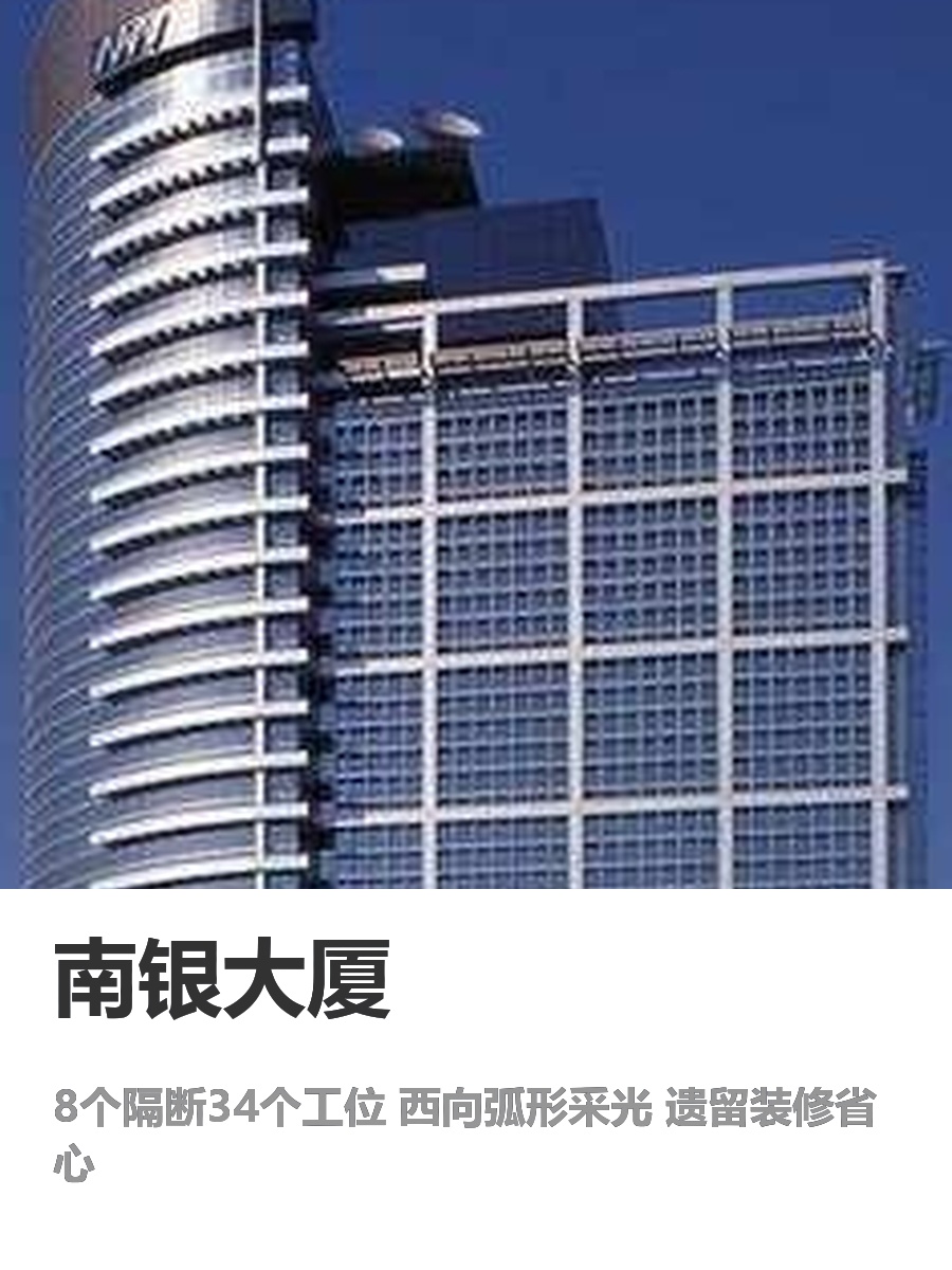 南银大厦办公室实景