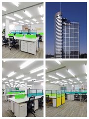 企业主惊呆！弧形采光341㎡办公空间 - 缩略图 1