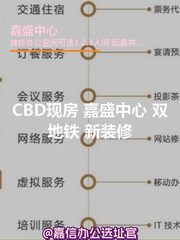 CBD现房 嘉盛中心 双地铁 新装修 - 缩略图 1