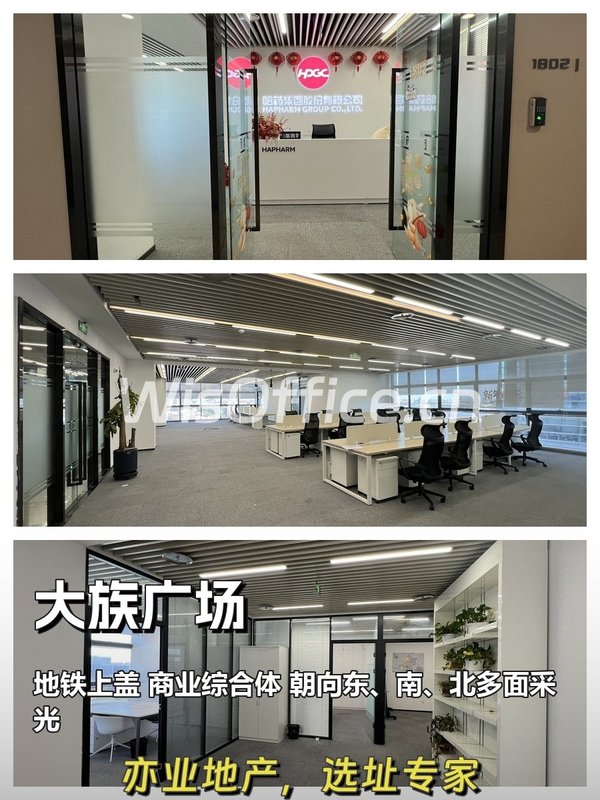 今天来看房，大族广场的落地窗太戳我了 - 首图