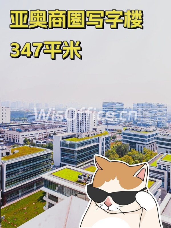 亚奥商圈写字楼 上盖地铁 商业配套全 - 首图