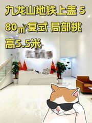 九龙山地铁上盖 580㎡复式 局部挑高5.5米 - 缩略图 1