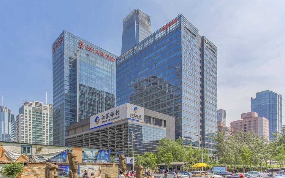 世纪财富中心建筑物立面